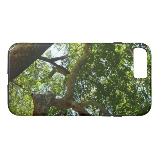 Sycamore Tree Green-Natuur Case-Mate iPhone Case (Achterkant (Horizontaal))