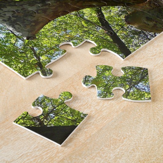 Sycamore Tree Green-Natuur Legpuzzel (Zijkant)