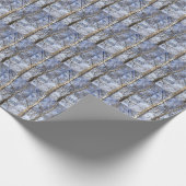 Sycamore Trees in een EDEO-DRUK van Winter Sky Cadeaupapier (Hoek)