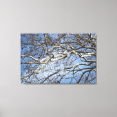 Sycamore-vertakkingen van 36 x 24 inch canvas afdruk (Voorkant)