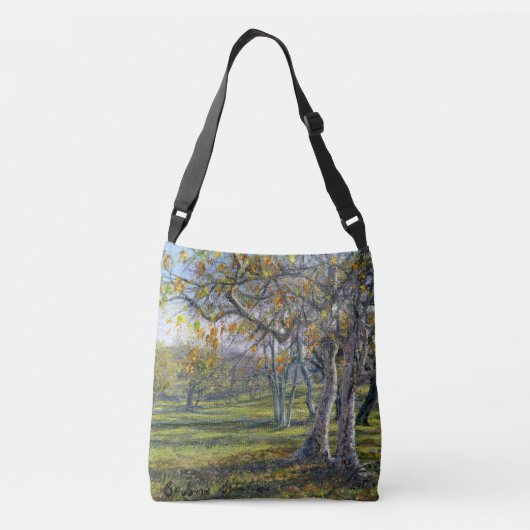 "Sycamores in de Herfst" Canvas tas (Achterkant)