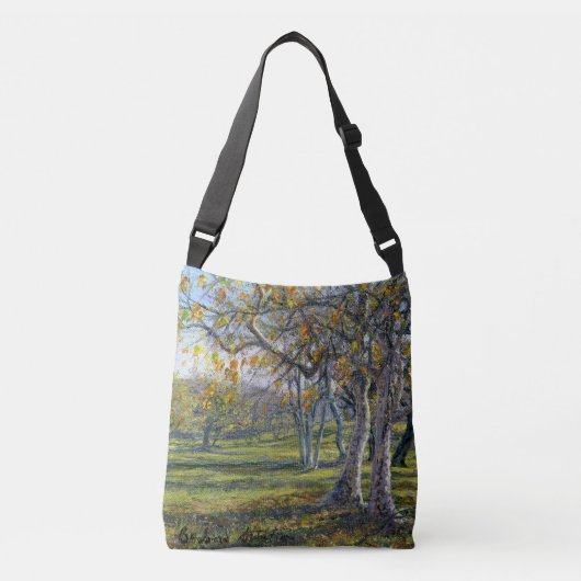 "Sycamores in de Herfst" Canvas tas (Voorkant)