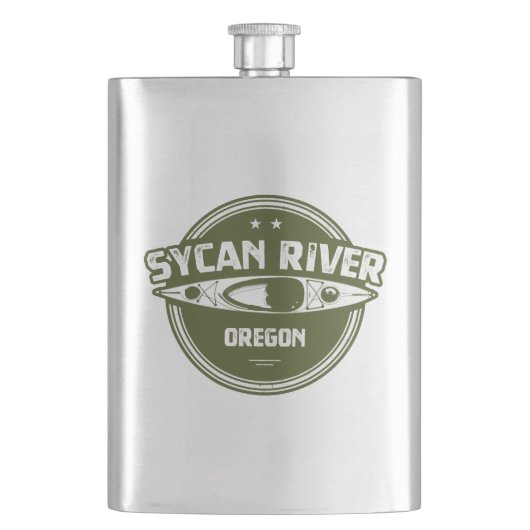Sycan River Oregon Kayaking Flacon (Voorkant)