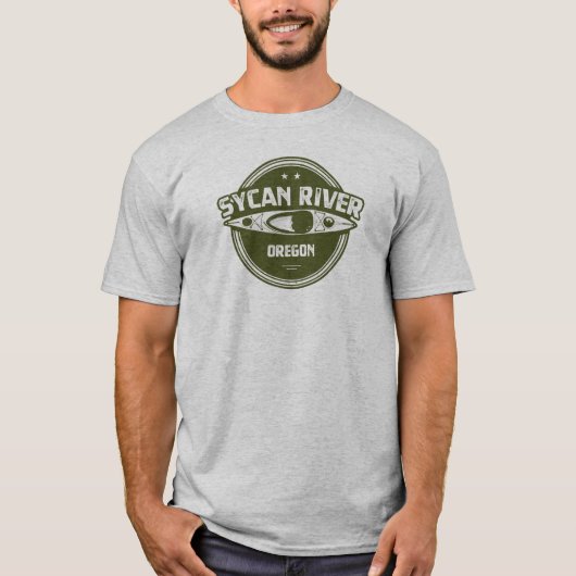 Sycan River Oregon Kayaking T-shirt (Voorkant)