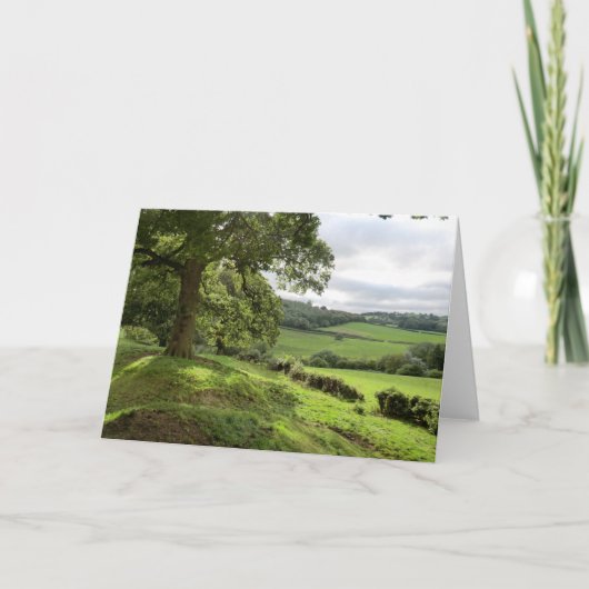 Sycharth in Powys, Wales, tijdens de Herfst Kaart (Voorkant)