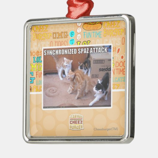 Sychronized Spaz Attack Metalen Ornament (Links)