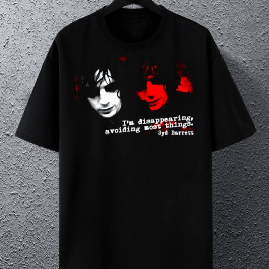 Syd Barrett kijkt uit op unisex T-shirt