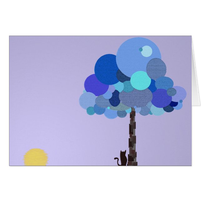 Syd- en Blueberry-kaart (aanpasbaar) (Voorkant Horizontaal)