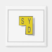 SYD-friemmagneet Magneet (Voorkant)