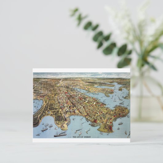 sydney1888 briefkaart (Staand voorkant)