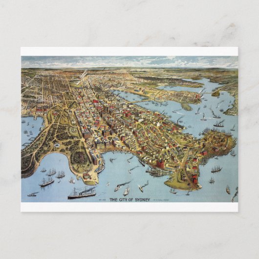 sydney1888 briefkaart (Voorkant)