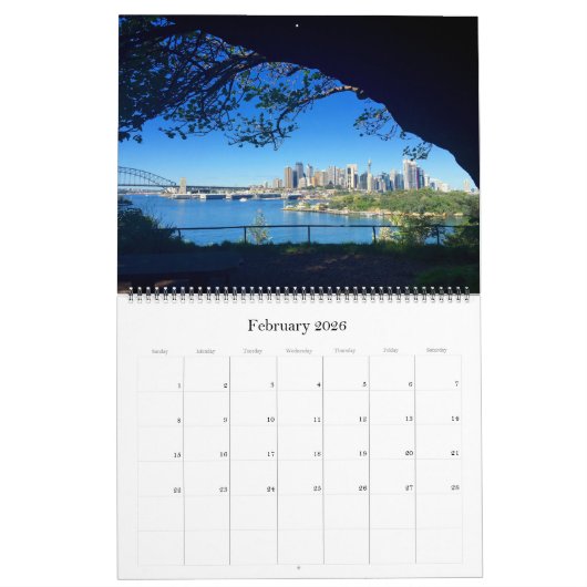 Sydney 2026 groot kalender (Feb 2026)