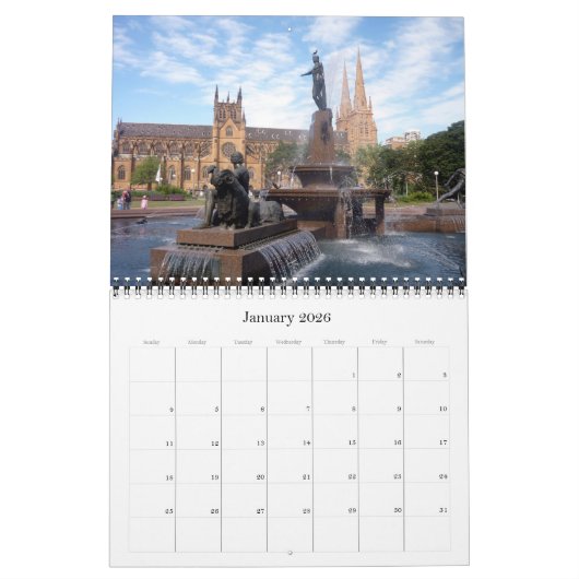 Sydney 2026 kalender (Jan 2026)