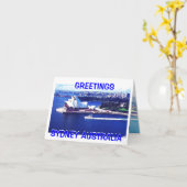 sydney 2, GREETINGS, SYDNEY AUSTRALIA , SYDNEY ... Kaart (Gele Bloem)