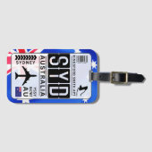 Sydney Australia Bagagelabel (Voorkant (horizontaal))