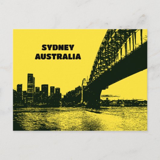 Sydney Australia Briefkaart (Voorkant)