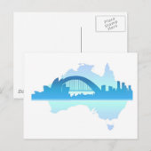 Sydney Australia Briefkaart (Voorkant / Achterkant)