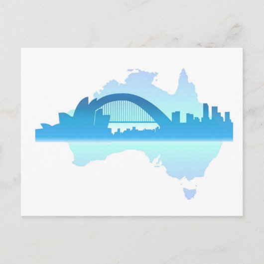 Sydney Australia Briefkaart (Voorkant)