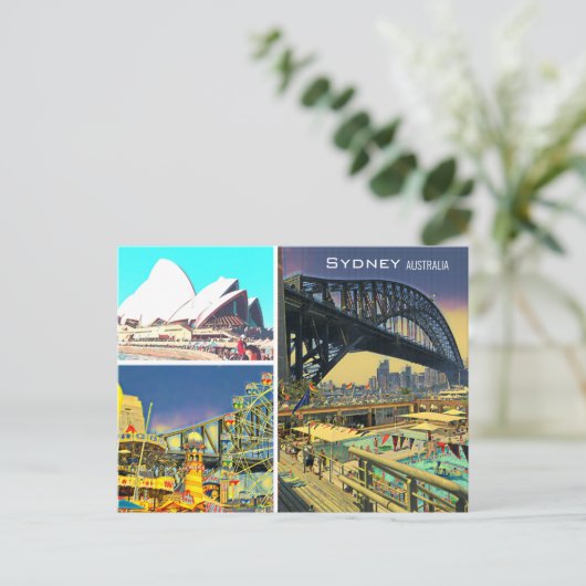 Sydney Australia Briefkaart (Staand voorkant)