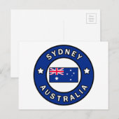 Sydney Australia Briefkaart (Voorkant / Achterkant)