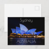 Sydney Australia Briefkaart (Voorkant / Achterkant)