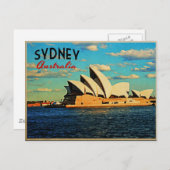 Sydney Australia Briefkaart (Voorkant / Achterkant)