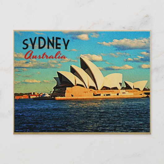 Sydney Australia Briefkaart (Voorkant)