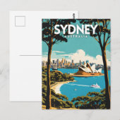 Sydney Australia Briefkaart (Voorkant / Achterkant)