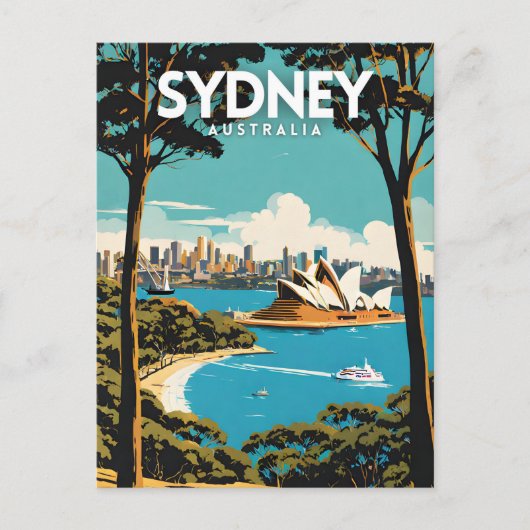 Sydney Australia Briefkaart (Voorkant)