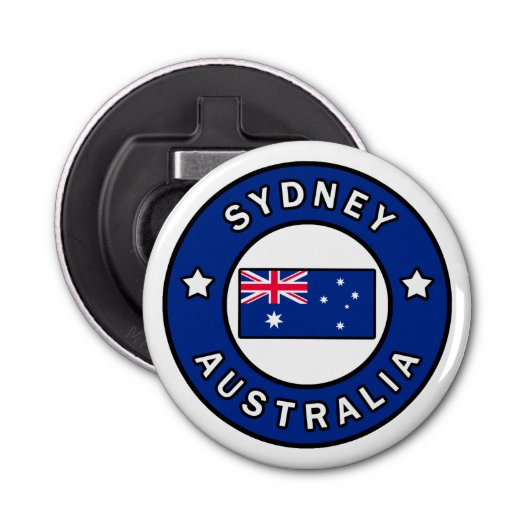 Sydney Australia Button Flesopener (Voorkant)