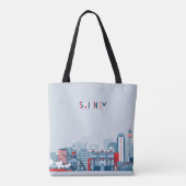 Sydney Australia City Skyline Tote Bag (Achterkant)
