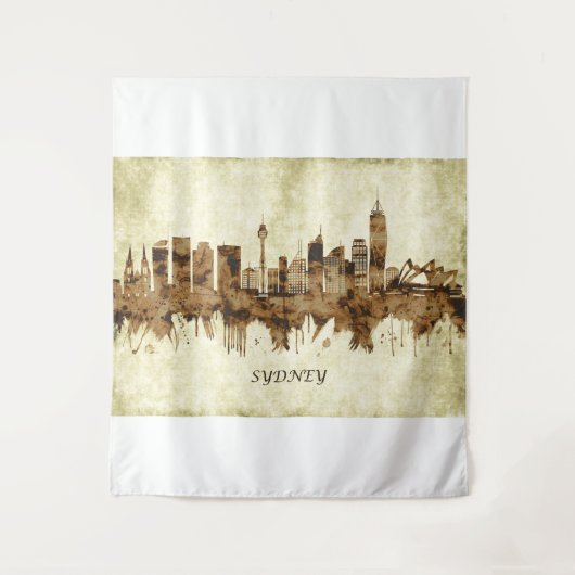 Sydney Australia Cityscape Wandkleed (Voorkant)