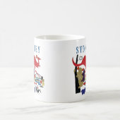 Sydney Australia Cute Fun Travel Souvenir Koffiemok (Center)