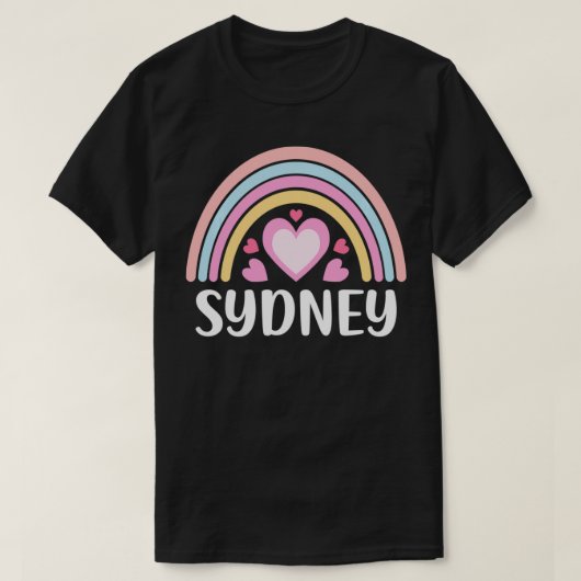 Sydney Australia for Women Rainbow Hearts Pullover (Design voorkant)