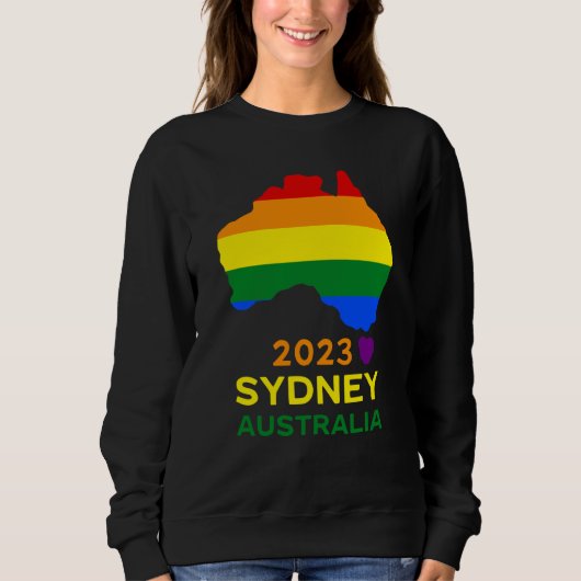 Sydney Australia Gay and Lesbian Pride Trui (Voorkant)
