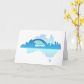 Sydney Australia Kaart (Gele Bloem)