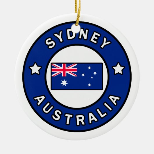 Sydney Australia Keramisch Ornament (Voorkant)