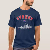 Sydney Australia Modern Skyline City T-shirt (Voorkant)