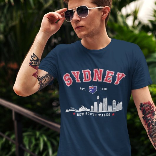 Sydney Australia Modern Skyline City T-shirt