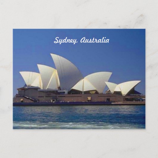 Sydney Australia Opera House Briefkaart (Voorkant)