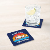 Sydney Australia Opera House Custom Blue Kartonnen Onderzetters (Insitu)