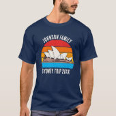 Sydney Australia Opera House Custom Family Trip T-shirt (Voorkant)