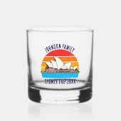 Sydney Australia Opera House gepersonaliseerd Whisky Glas (Voorkant)