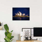 Sydney Australia Opera House Holiday Briefkaart Poster (Thuiskantoor)