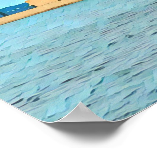 Sydney Australia Opera House reisdruk Poster (Hoek)