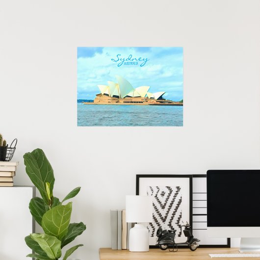 Sydney Australia Opera House reisdruk Poster (Thuiskantoor)