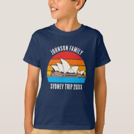 Sydney Australia Opera House Trip Custom Kinder T-shirt