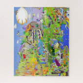 Sydney Australia Outback City Park Architecture; Legpuzzel (Verticaal)