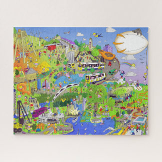 Sydney Australia Outback City Park Architecture; Legpuzzel