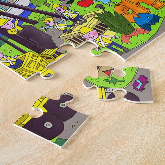 Sydney Australia Outback City Park Architecture; Legpuzzel (Zijkant)